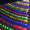 Outdoor Christmas Net Lights, 12FT X 5FT 360 LED Mesh String Light with 8 Lighting Modes, Connectable Light for Garden Tree Bushes, Holiday Wedding Party Decorations, Multicolor